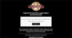 Desktop Screenshot of cigarworld.com.au