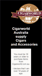 Mobile Screenshot of cigarworld.com.au