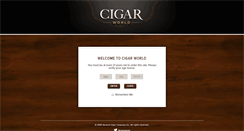 Desktop Screenshot of cigarworld.com