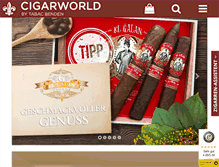 Tablet Screenshot of cigarworld.de